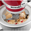 KitchenAid Ice Cream Maker Attachment for Stand Mixer in White (KSMICM)