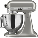 KitchenAid Artisan 5-Quart Tilt-Head Stand Mixer in Contour Silver (KSM150PSCU)
