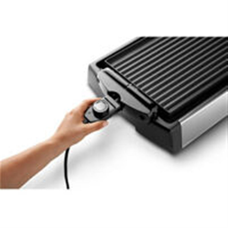 De'Longhi Reversible Grill/Griddle in Stainless (BGR50)