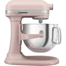 KitchenAid Stand Mixer, 7 Quart Bowl Lift, 11 Speeds in Feather Pink (KSM70SKXXFT)