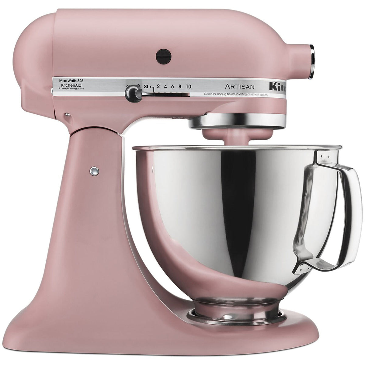 KitchenAid Artisan 5-Quart Tilt-Head Stand Mixer in Matte Dried Rose (
