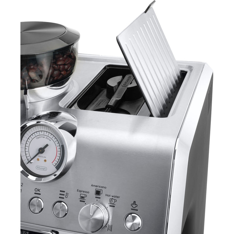 De'Longhi La Specialista Arte 19 Bar Pump Espresso Machine in Silver and Black (EC9155MB)