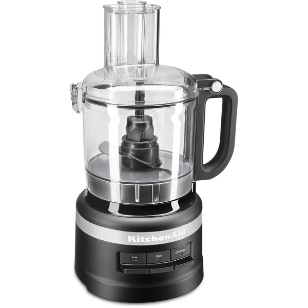 KitchenAid 7-Cup Food Processor with Slice-Shred Blade in Black Matte (KFP0718BM)