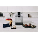 De'Longhi Dinamica Fully Automatic Coffee and Espresso Machine with Premium Manual Milk Frother in Silver (ECAM35025SB)