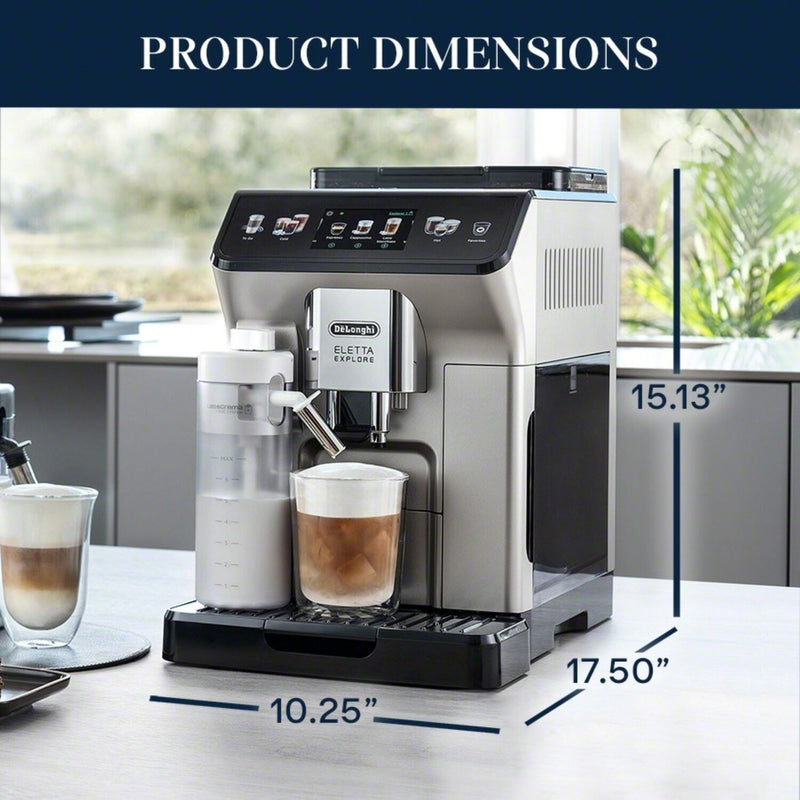 Eletta Explore Fully Automatic Espresso Machine with Cold Brew Technology  (ECAM450.65.S)