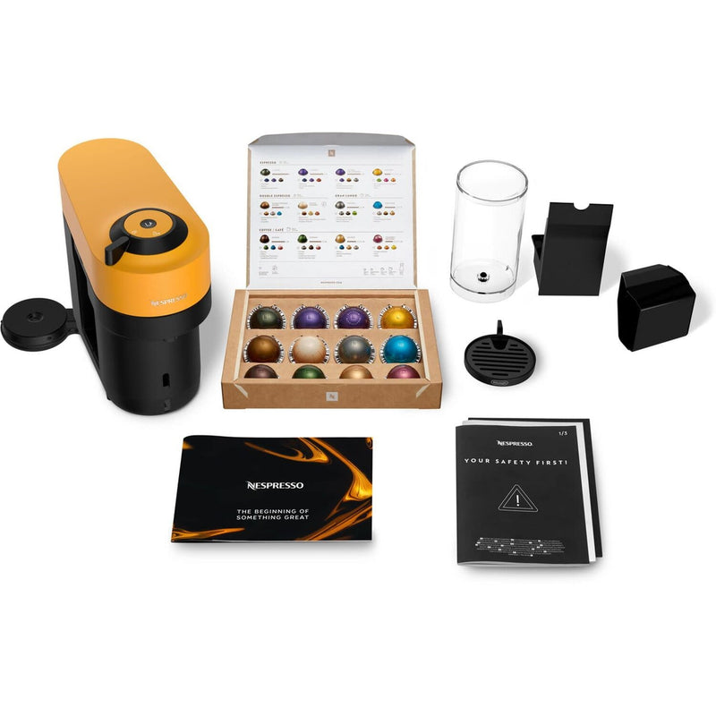 De'Longhi Nespresso Vertuo Pop+ Coffee & Espresso Single Serve in Mango Yellow (ENV92Y)