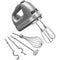 Kitchen Aid 9-Speed Digital Hand Mixer w/Turbo Beater II Accessories in Contour Silver (KHM926CU)