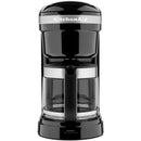 KitchenAid 12-Cup Drip Coffee Brewer with Spiral Showerhead in Onyx Black (KCM1208OB)