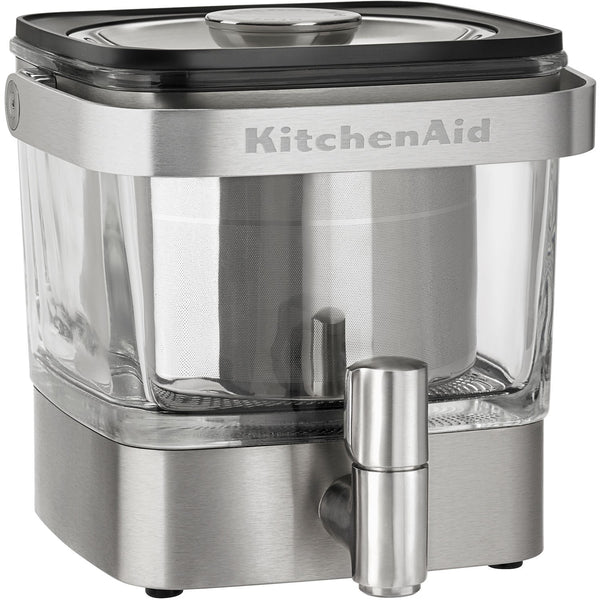 KitchenAid 28 Oz Cold Brew Coffee Maker in Brushed Stainless Steel (KC