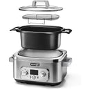 De'Longhi Livenza Multi Cooker 5 in 1 Slow Cooker in Brushed Stainless Steel (CKM1641D)