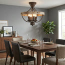 Parrot Uncle 4-Light Industrial Ceiling Light (BBW9128-4110V)