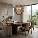 Parrot Uncle Retha Brown 4-Light Caged Island Pendant Lights (8816-4110V)