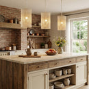 Parrot Uncle 1-Light Wooden Beads Farmhouse Beige Dry Rated Island Pendant Lighting (BBW9747-1)