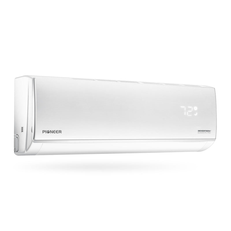 Pioneer® Diamante Pro™ 12,000 BTU 20.5 SEER2 115V High-Wall Ductless Mini-Split Air Conditioner Inverter Heat Pump with 16 Ft. Kit (WYT012ALSI20RL)