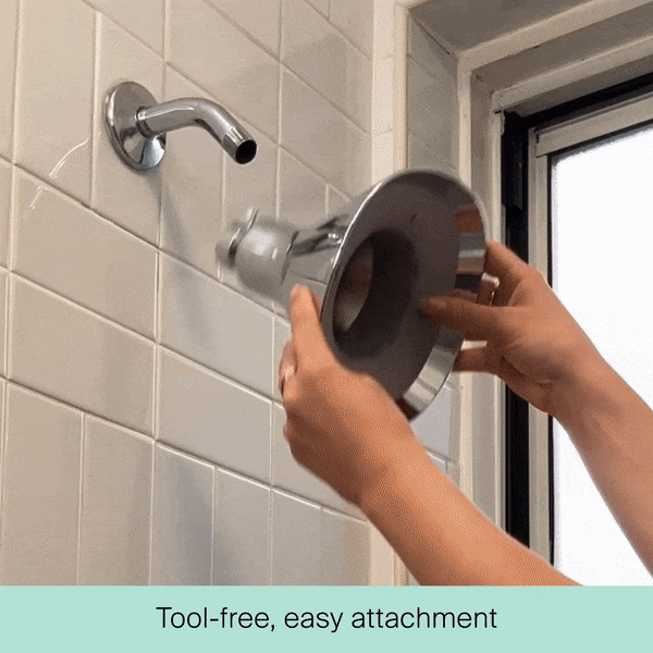 Canopy Filtered Tool-Free Showerhead with Felt Diffuser