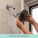 Canopy Filtered Tool-Free Showerhead with Felt Diffuser