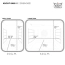 Kucht 48-Inch Dual Fuel Range with Propane Gas Burner Cooktop & Electric Oven in Olive Green (KDF482/LP-ON)