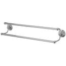 Kingston Brass Milano 24" Double Towel Bar, Polished Chrome (BA2713C)