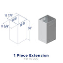 Hauslane Chimney Extension for IS-200 (CHE006)