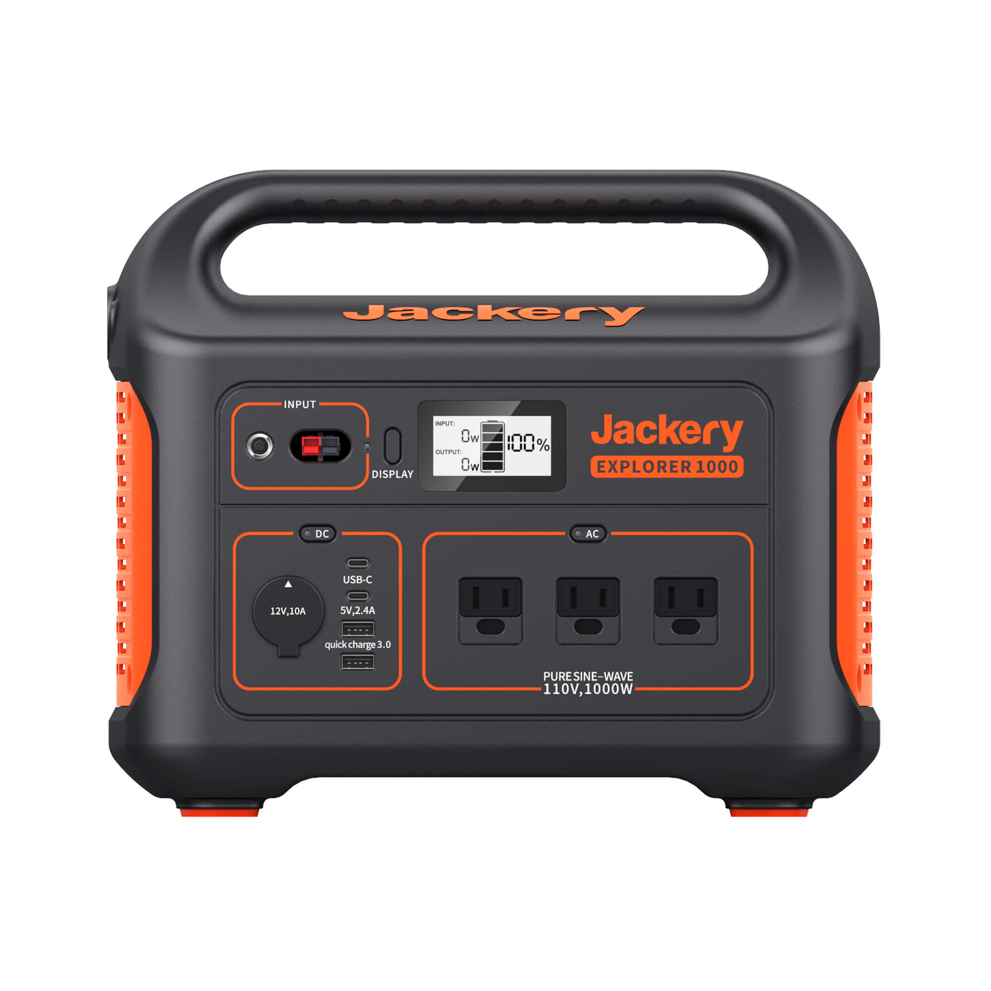 Jackery Explorer 1000 Portable Power Station 1070Wh LiFePO4 Battery, 1