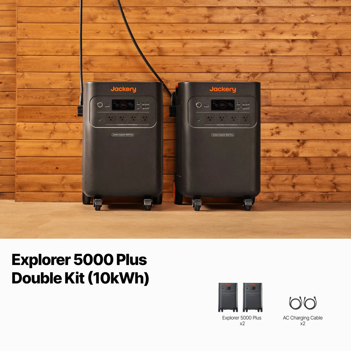 Jackery Explorer 5000 Plus Double Kit 10kWh