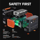 Jackery Explorer 700 Plus Portable Power Station Backup Power Solution 1000W (2000W Peak) 1.7 H Fast Wall Charging