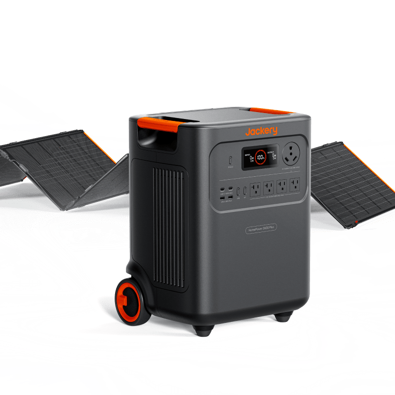 Jackery HomePower 3600 Plus Portable Power Station, 3600W AC Output, 3584Wh LFP Solar Generator, Expandable up to 43kWh