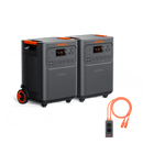 Jackery HomePower 3600 Plus Portable Power Station 3600W AC Output, 3584Wh LFP Solar Generator, Expandable up to 21kWh, Essential Home Backup for Home Use, Emergencies, RV