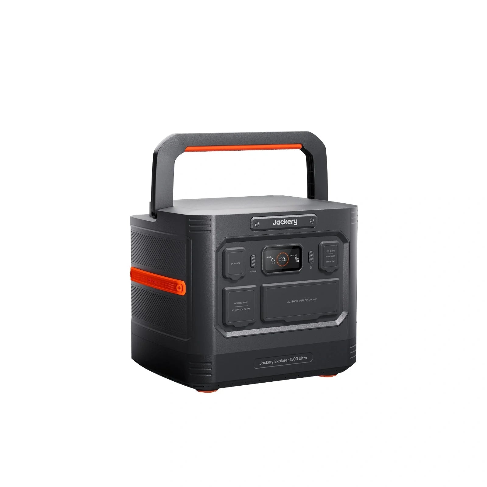Jackery Explorer 1500 Ultra Portable Power Station, 1536Wh LiFePO4 Battery, 1800W AC (3600W Peak), IP65 Waterproof, 1.5H Fast Recharge, Solar Generator for Camping, RV & Backup
