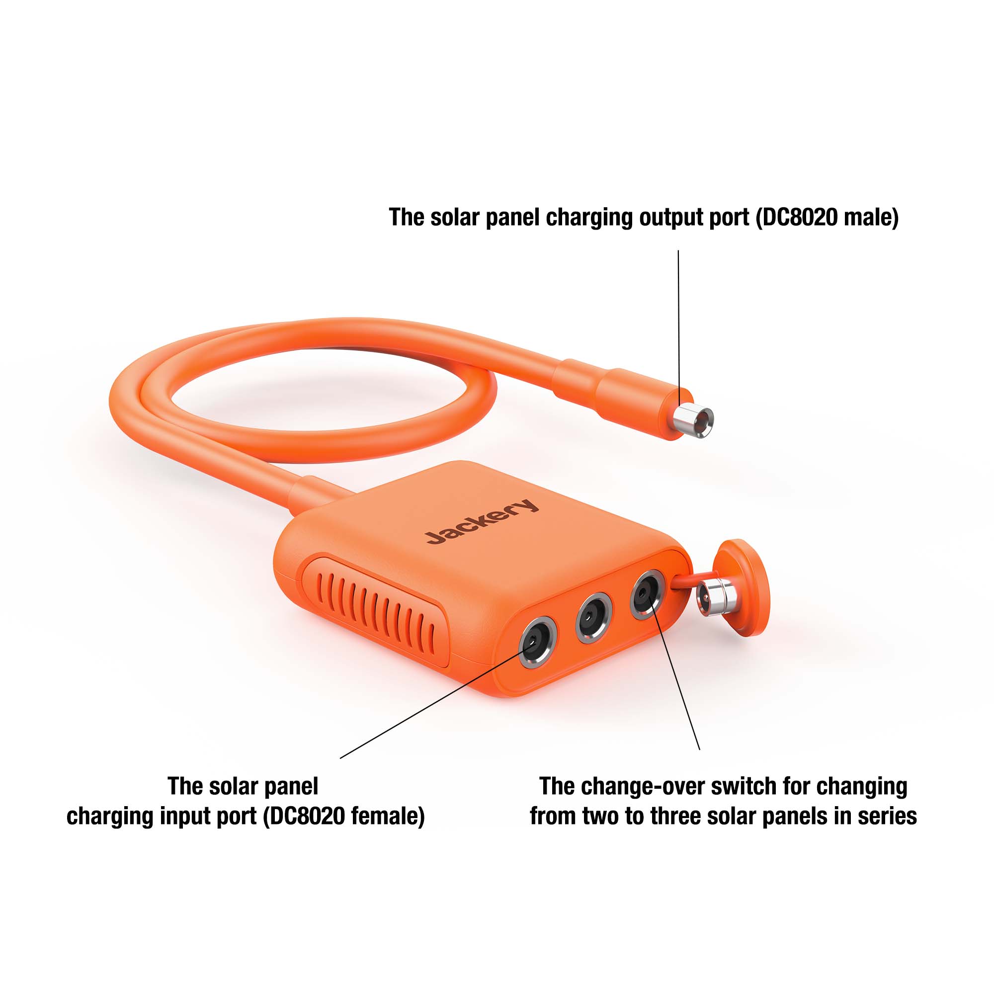 発電機・ポータブル電源 Jackery Solar Series Connector JA-CA3SA Jackery Solar Panel Connector for Solar Generator (90-0050-USXOR1)