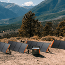 Jackery SolarSaga 200W Portable Solar Panel,IP68 Foldable Bifacial Solar Panels,Compatible with Jackery Explorer Power Station and Solar Generator,for Rooftops Outdoor Camping Off-Grid and RVs