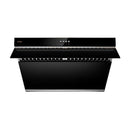 Fotile Slant Vent Series 30" 850 CFM Under Cabinet or Wall Mount Range Hood with 2 LED lights, and Push Buttons in Onyx Black Tempered Glass (JQG7522)