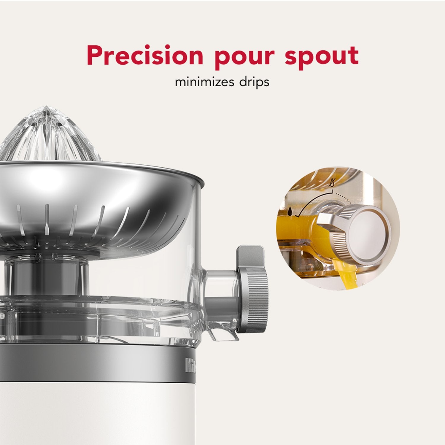 KitchenAid Cordless Go Citrus Juicer w/o Battery in Porcelain (KCJR160PL) - image 4