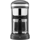 KitchenAid 12-Cup Drip Coffee Maker with Spiral Showerhead & Programmable Warming Plate in Matte Charcoal Gray (KCM1209DG)
