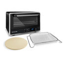 KitchenAid Digital Countertop Oven with Air Fry & Pizza Stone in Black Matte (KCO128BM)