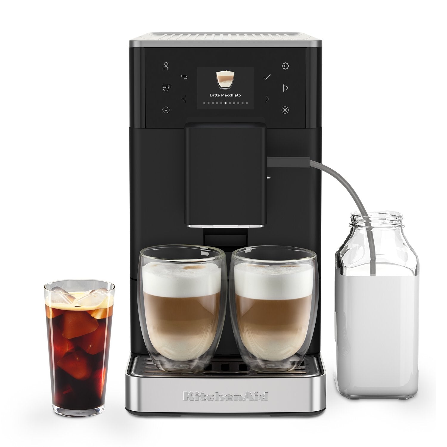 KitchenAid Fully Automatic Espresso Machine KF3 in Black Matte (KES8453BM) - image 33