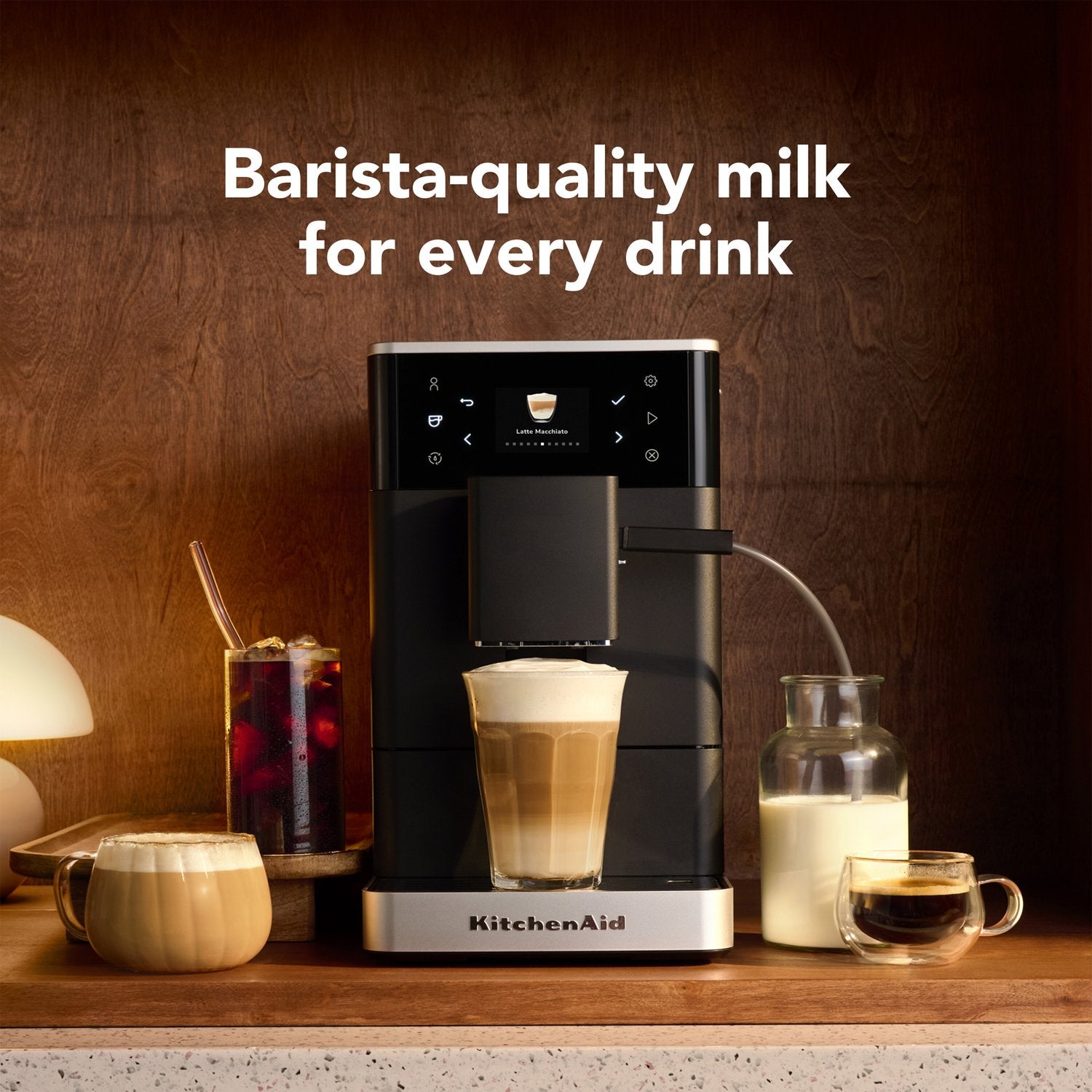 KitchenAid Fully Automatic Espresso Machine KF3 in Black Matte (KES8453BM) - image 6