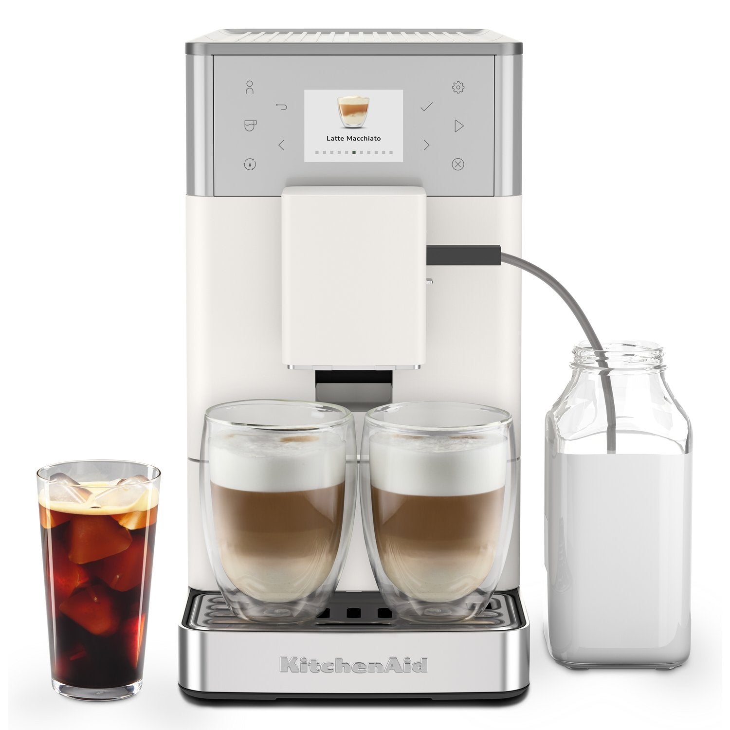 KitchenAid Fully Automatic Espresso Machine KF3 in Porcelain (KES8453PL) - image 12