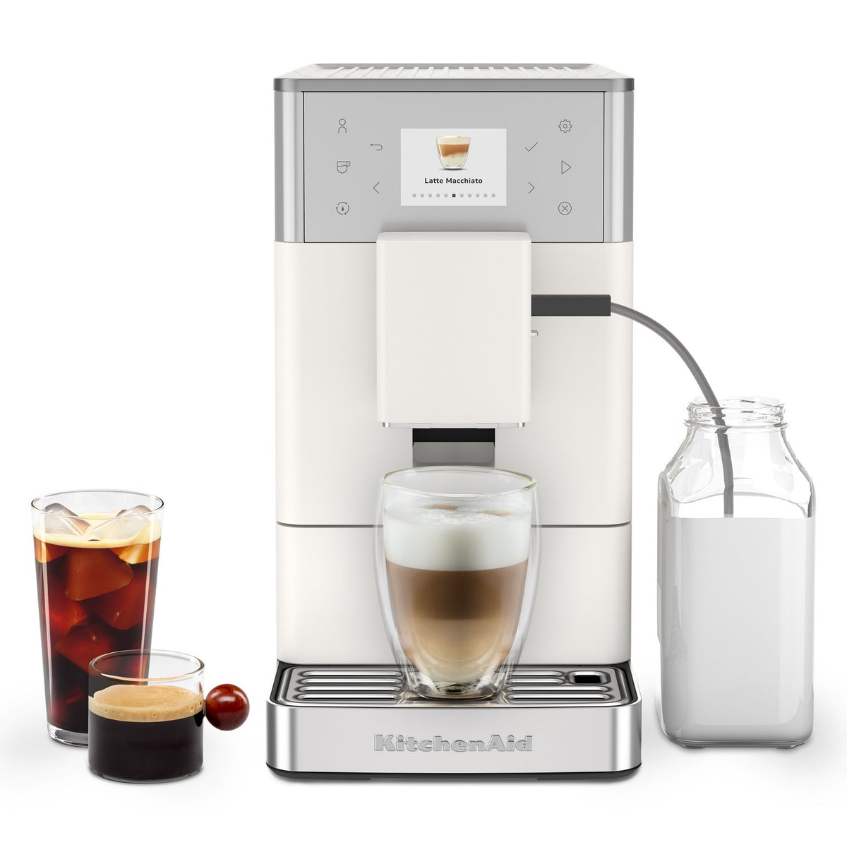 KitchenAid Fully Automatic Espresso Machine KF3 in Porcelain (KES8453PL) - image 15