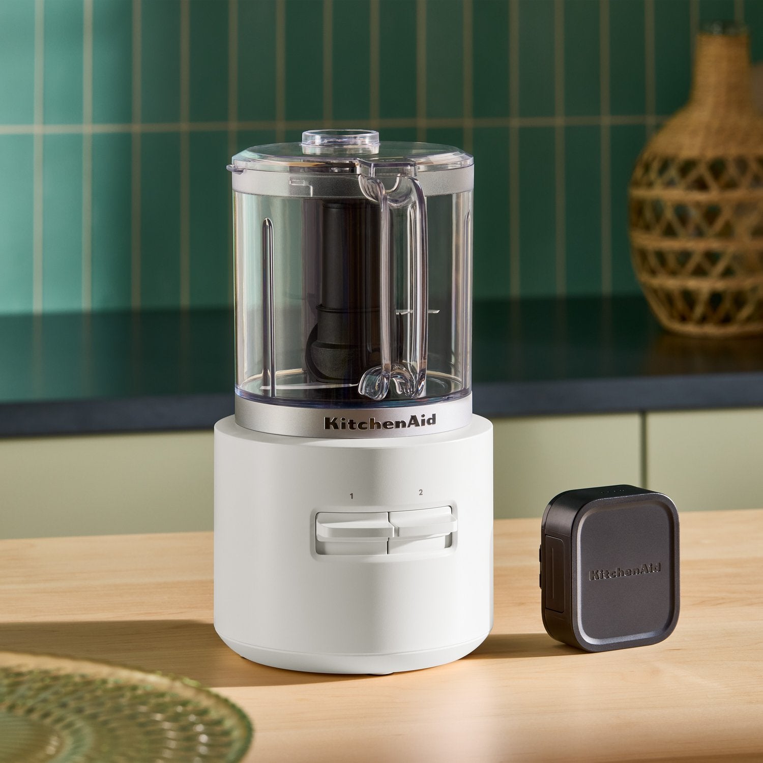 KitchenAid Cordless 12V 5 Cup Chopper in Porcelain (KFCR500PL) - image 9