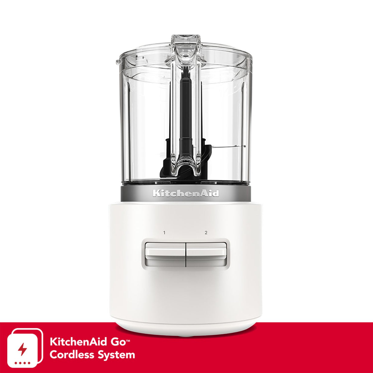 KitchenAid Cordless 12V 5 Cup Chopper in Porcelain (KFCR500PL) - image 2