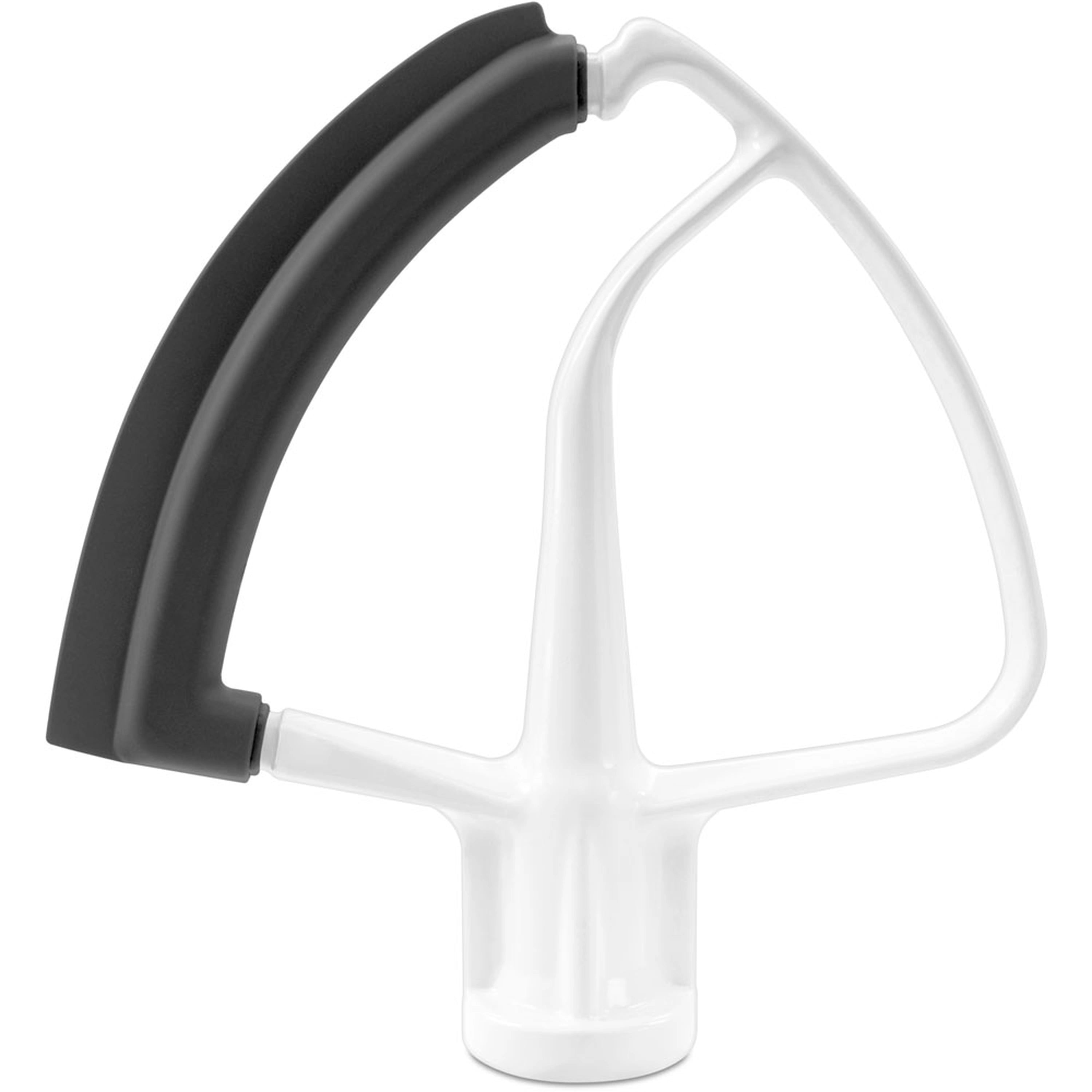 KitchenAid Flex Edge Beater attachment with gray flexible scraper and white hub