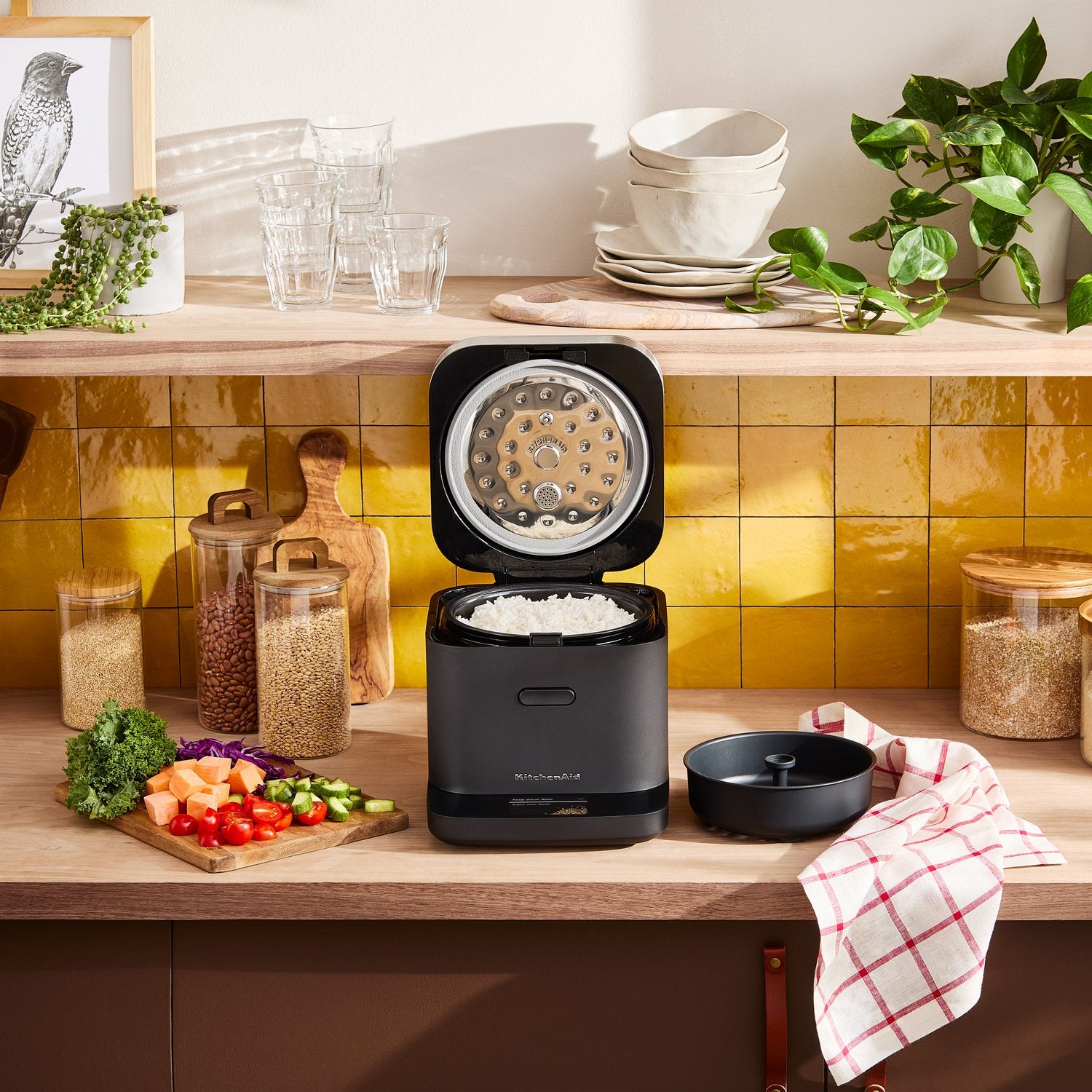 KitchenAid Electric Compact Rice and Grain Cooker with 16 Presets in Black Matte (KGC2154BM) - image 10