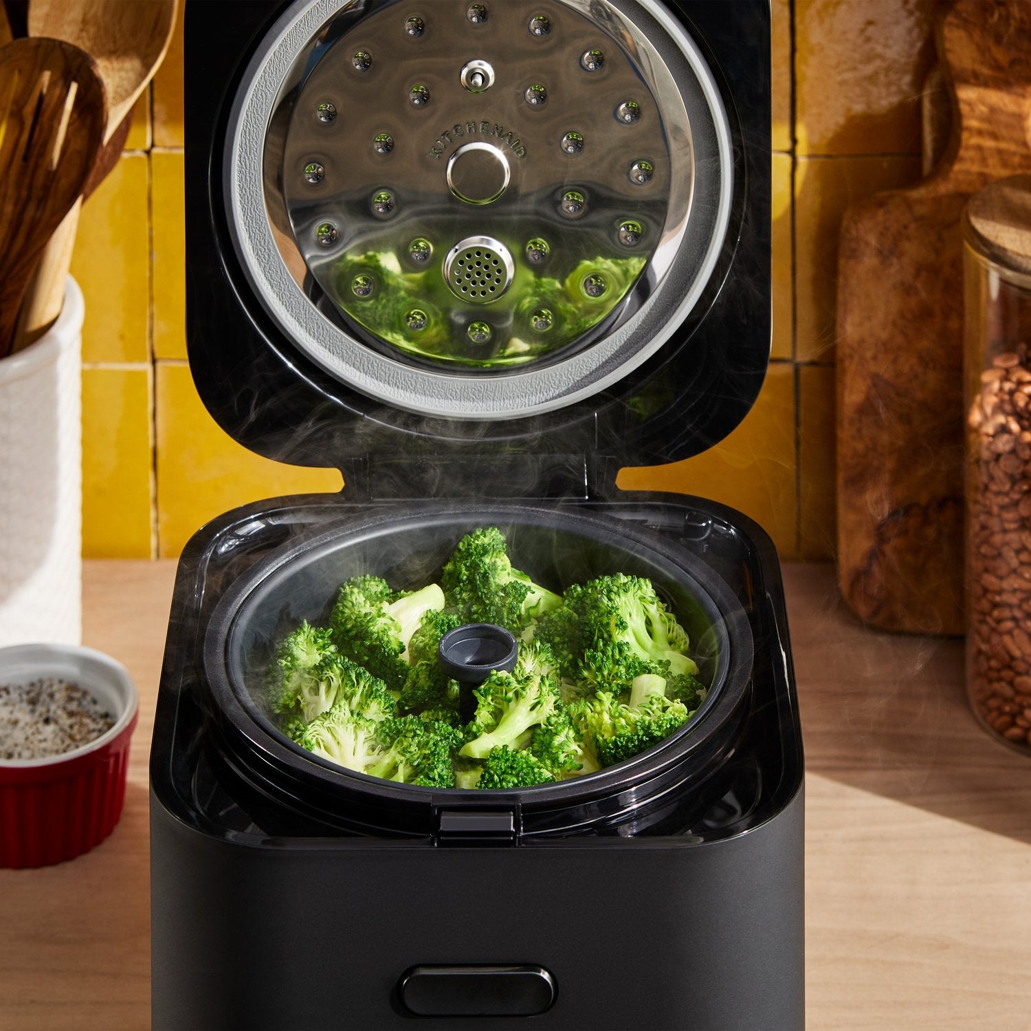 KitchenAid Electric Compact Rice and Grain Cooker with 16 Presets in Black Matte (KGC2154BM) - image 12