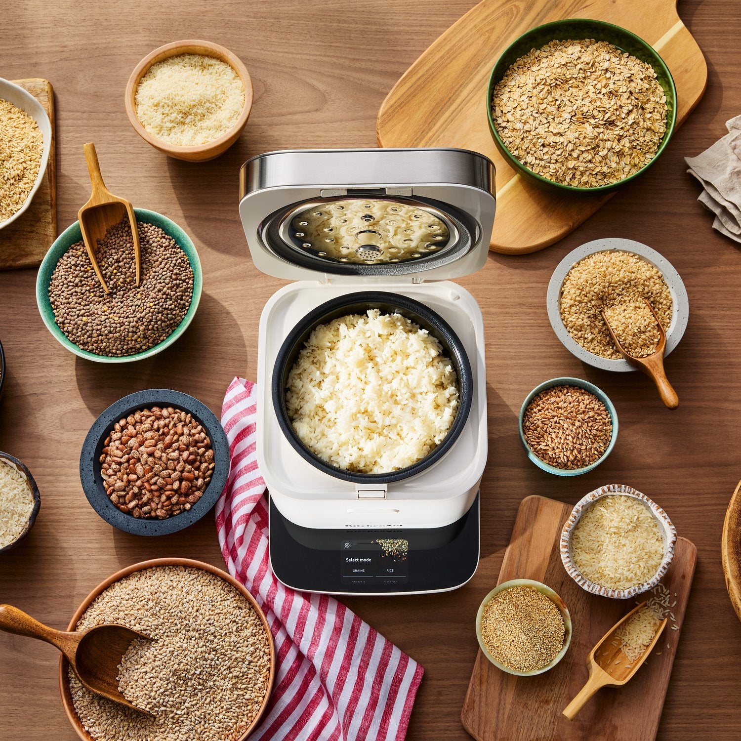 KitchenAid Electric Compact Rice and Grain Cooker with 16 Presets in Porcelain (KGC2154PL) - image 17