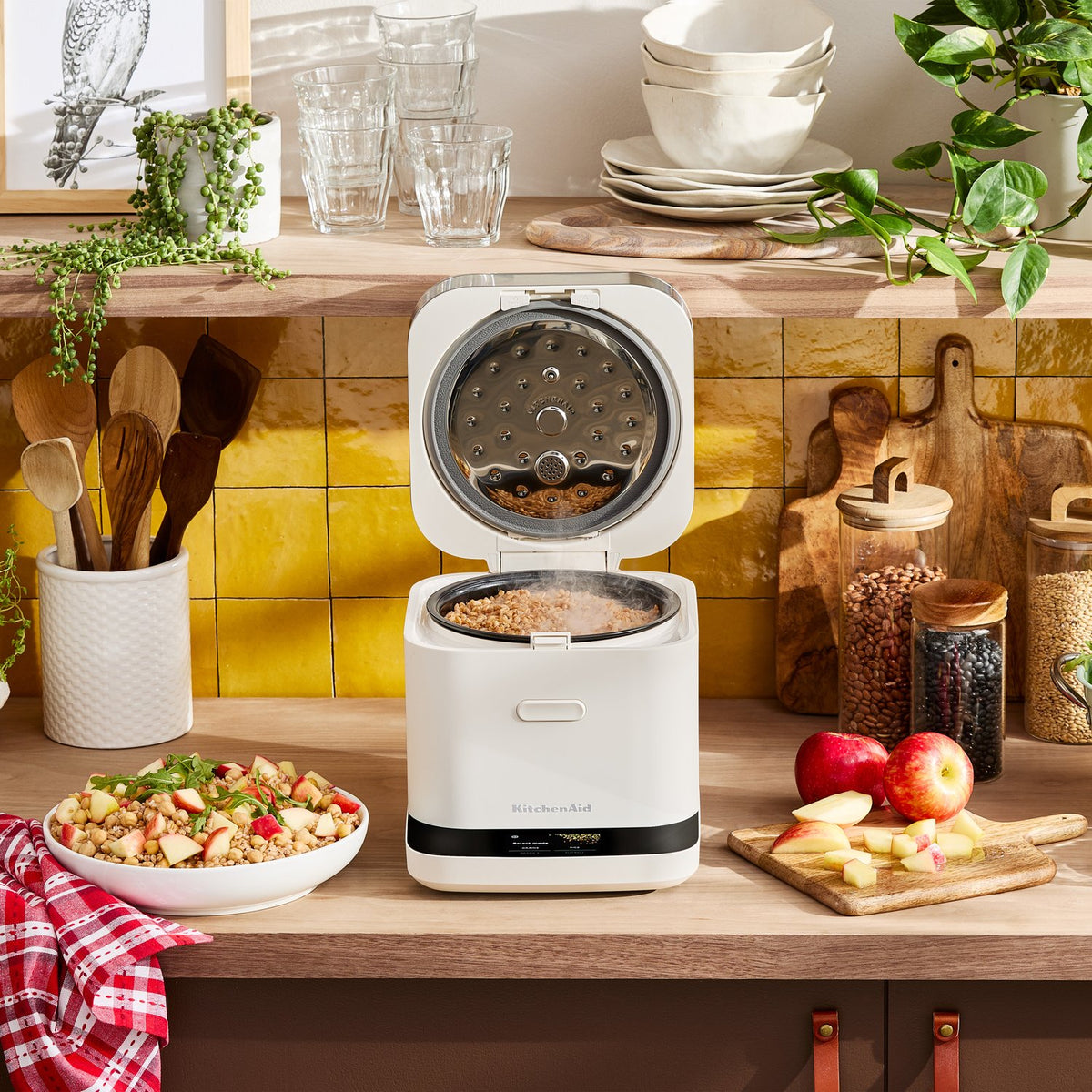 KitchenAid Electric Compact Rice and Grain Cooker with 16 Presets in Porcelain (KGC2154PL) - image 18