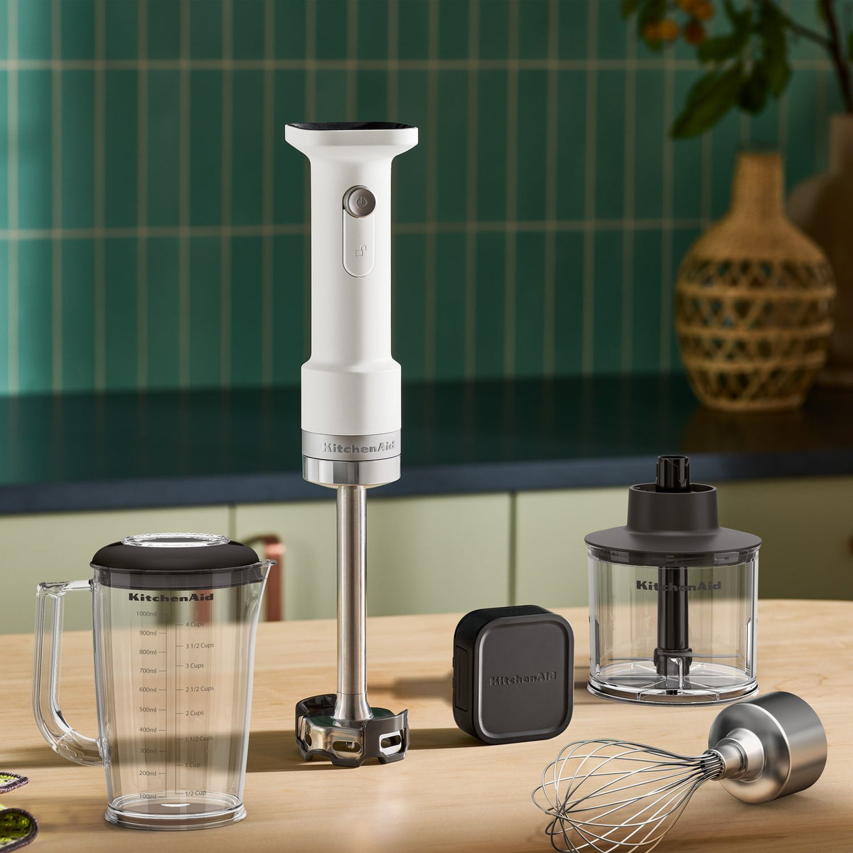 KitchenAid Go Cordless 12V Hand Blender with Accessories in Porcelain (KHBRV05PL) - image 13