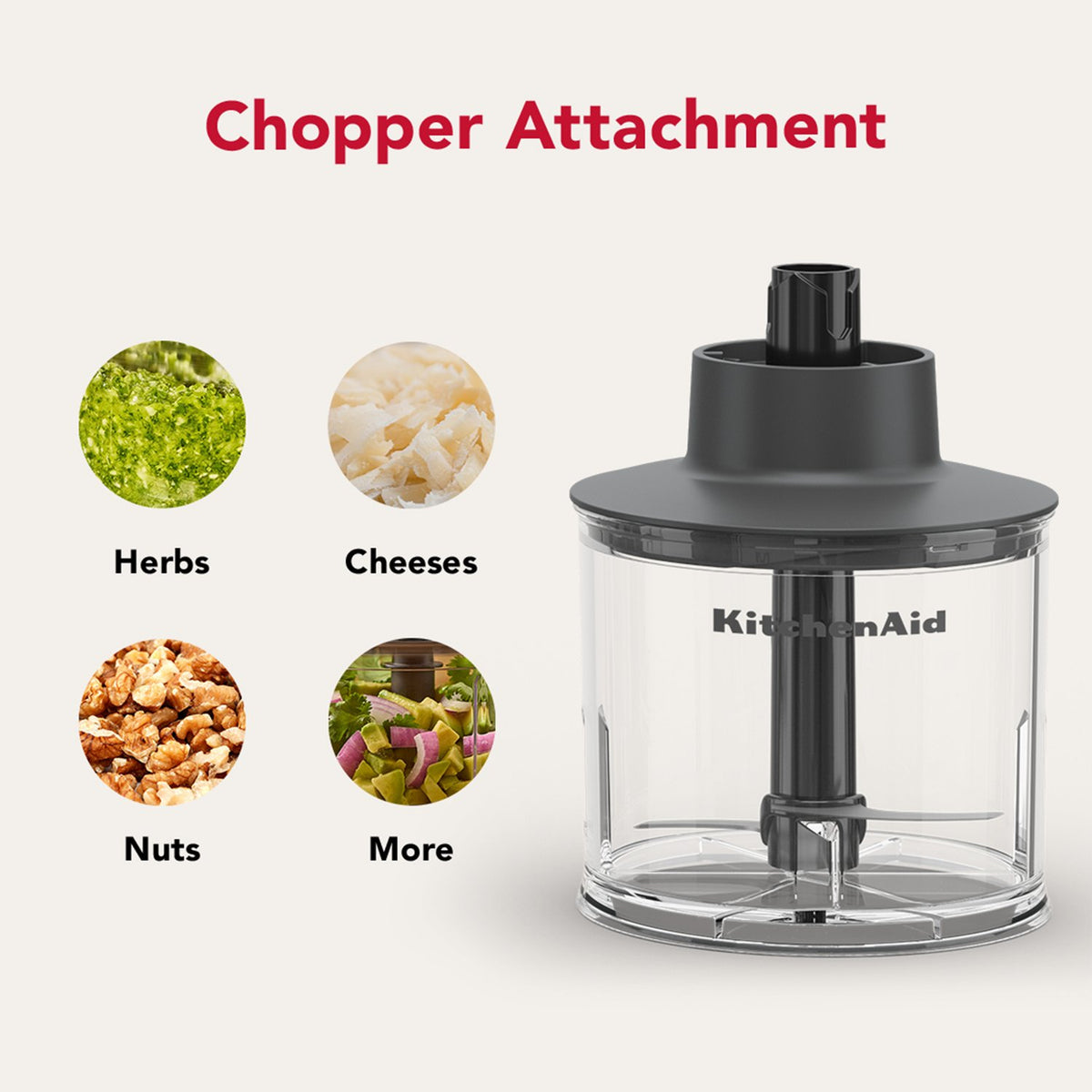 KitchenAid Go Cordless 12V Hand Blender with Accessories in Porcelain (KHBRV05PL) - image 3