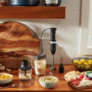 KitchenAid Immersion Blender Corded Variable Speed Trigger, Blending Jar W/Lid in Black Matte (KHBV83BM)