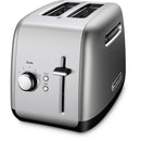 KitchenAid 2 Slice Toaster Toast with Manual Lift Lever in Contour Silver (KMT2115CU)